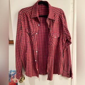 Urban Renewal Recycled Plaid Flannel Shirt